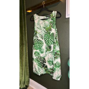 100% Linen Tahari Palm dress